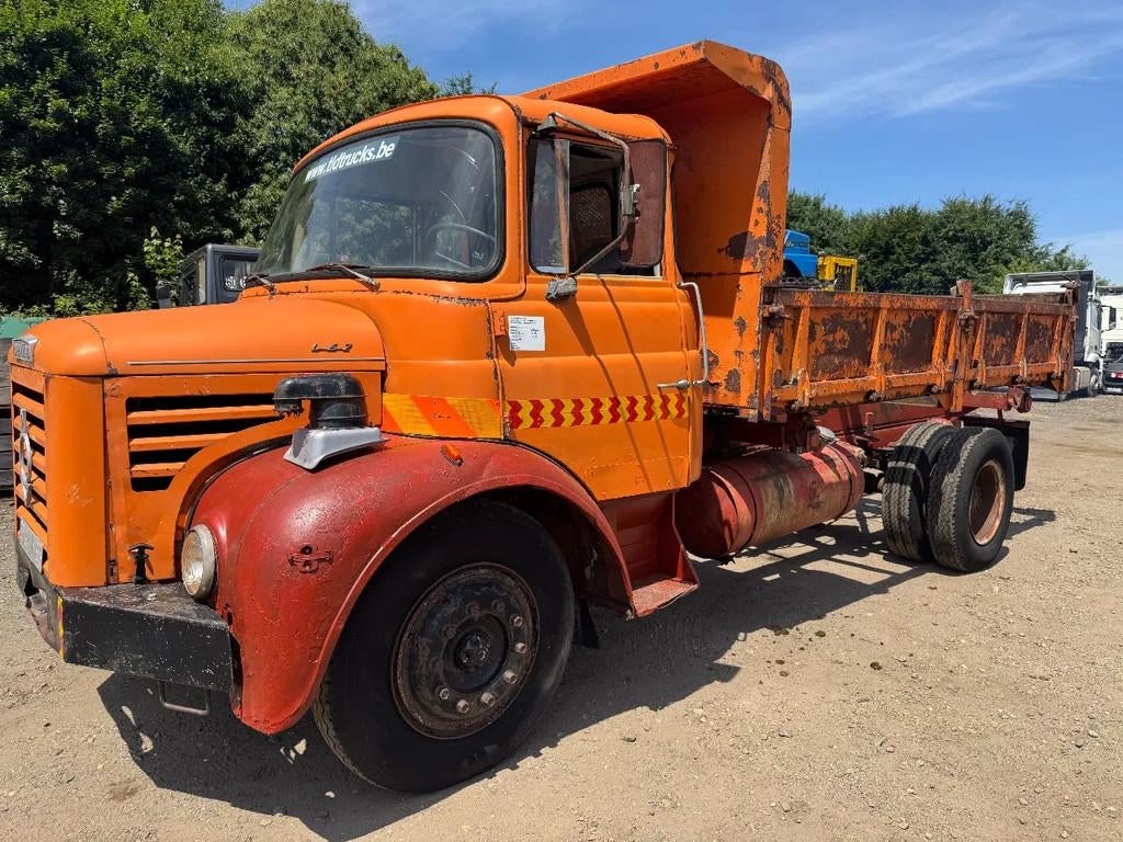 BERLIET L62 *4CYL-BENNE* (bj 1966), Auto's, Vrachtwagens, Overige merken, Achterwielaandrijving, Overige kleuren, Bedrijf