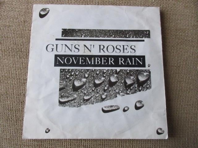 Vynil 45t Guns N' Roses ‎– November Rain, Enlèvement ou Envoi, Single, Utilisé, 7 pouces