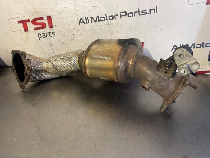 Voorpijp + katalysator van een Audi A6, Auto-onderdelen, Uitlaatsystemen, Audi, Gebruikt, 3 maanden garantie, Ophalen of Verzenden