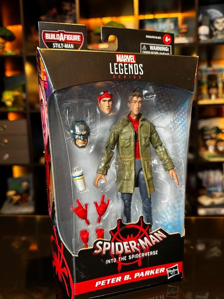 Marvel Legends Peter B. Parker Spider-Verse — Hasbro, Verzamelen, Beelden en Beeldjes, Zo goed als nieuw, Ophalen of Verzenden