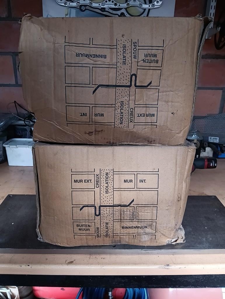 Spouwhaken 1000st, Doe-het-zelf en Bouw, IJzerwaren en Bevestigingsmiddelen, Ophalen, Nieuw, 100 tot 250 mm, Overige typen