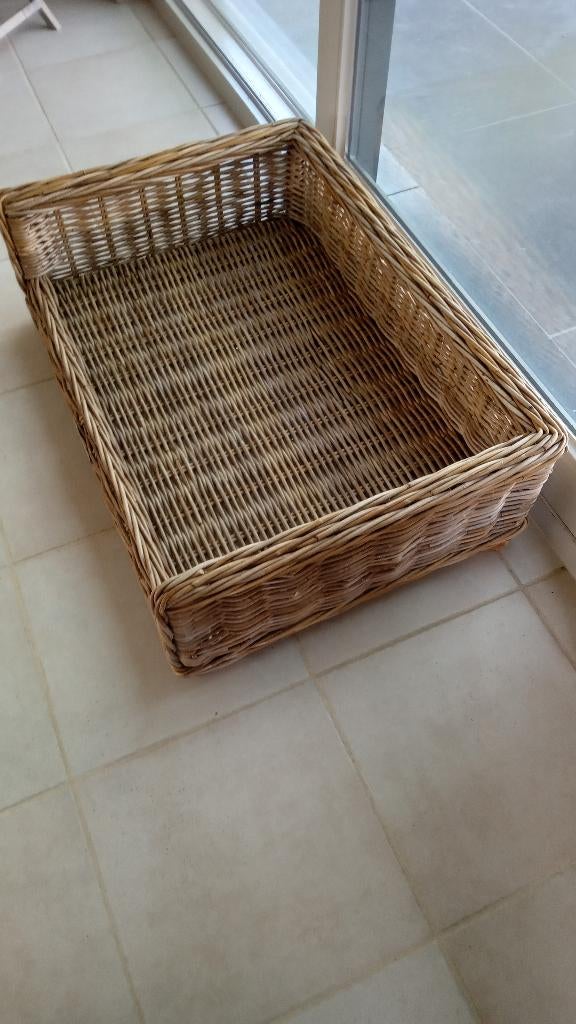 Rieten hondenmand, Animaux & Accessoires, Enlèvement, Comme neuf