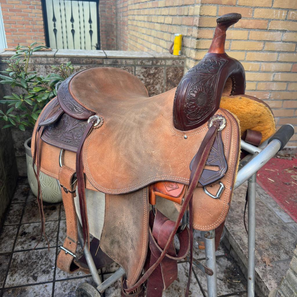 Toosok Custom Saddlery Cutting zadel, Dieren en Toebehoren, Paarden en Pony's | Zadels, Ophalen, Zo goed als nieuw, Western