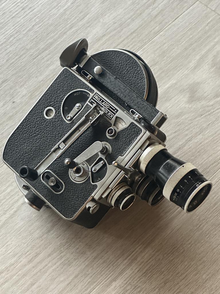 Prachtige complete set PAILLARD BOLEX H16 + G16 - 1250€, Verzamelen, Foto-apparatuur en Filmapparatuur, Ophalen, 1940 tot 1960