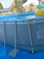 Zwembad te koop, Ophalen, Gebruikt, Ovaal, Opzetzwembad