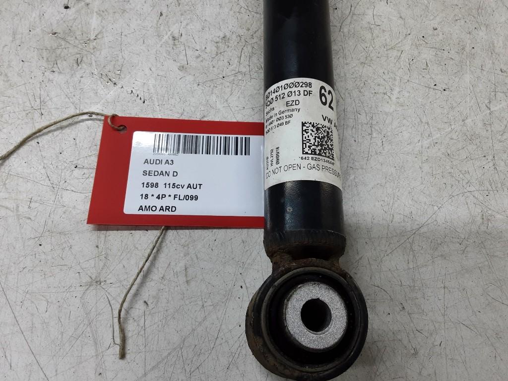 SCHOKBREKER RECHTS ACHTER Audi A3 Limousine (8VS / 8VM), Auto-onderdelen, Ophanging en Onderstel, Audi, Gebruikt