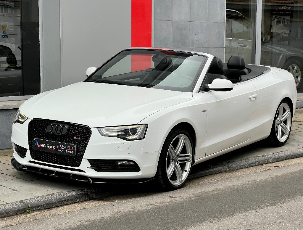 Audi A5 Cabriolet 1.8 TFSI * S-Line * 1 JAAR garantie* Voll, Zwart, 4 cilinders, Cabriolet, Parkeersensor