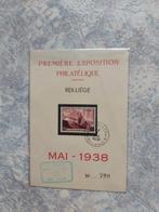 Postzegel Timbre post Rex Degrelle Luik Liège Oorlog Front, Verzenden, Gestempeld