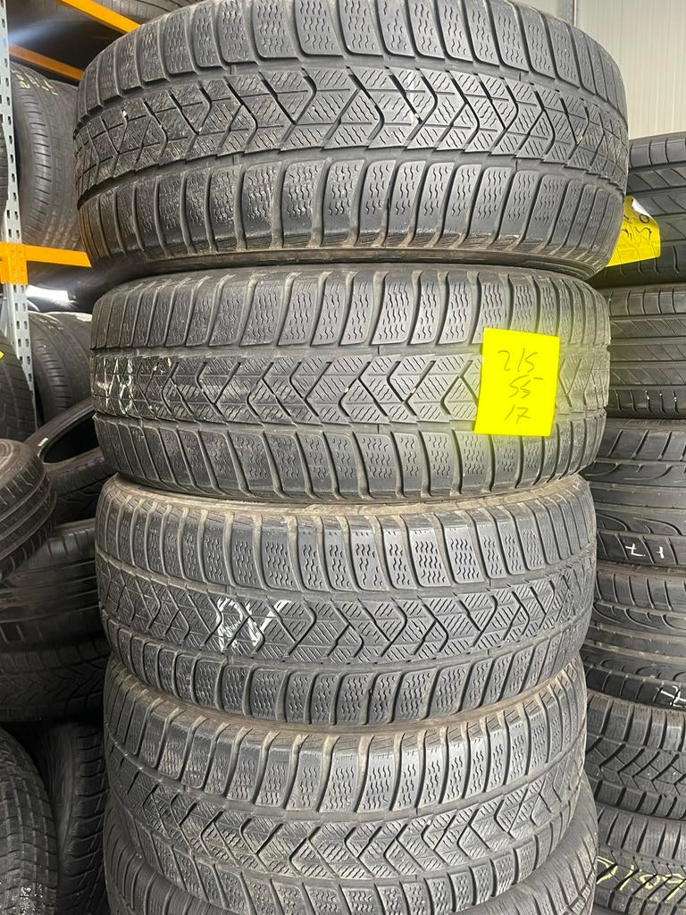 Set / Banden / 215/55/17(98h) pirelli 215/55/17(98h), Ophalen of Verzenden