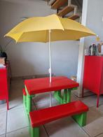 Picknicktafel, Tuin en Terras, Picknicktafels, Overige materialen, Gebruikt, Rechthoekig, Ophalen