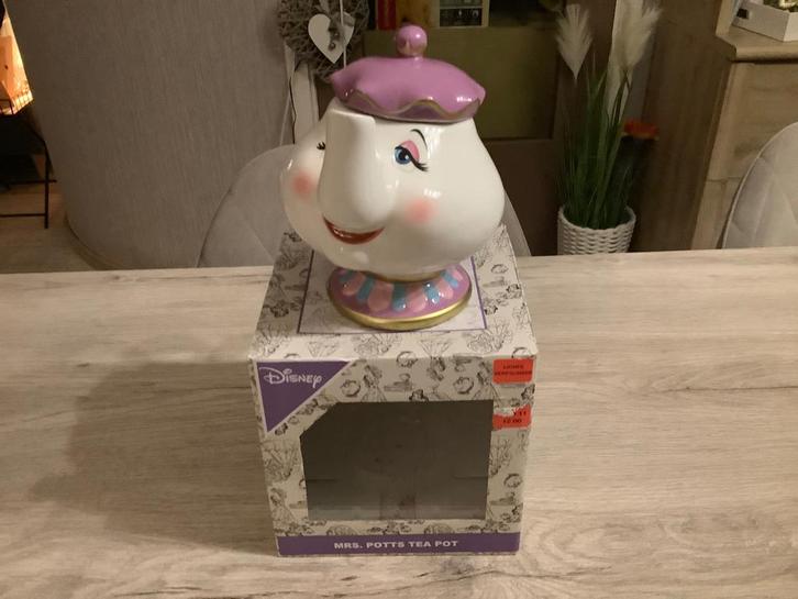 La Belle et la Bête, personnage de Mme Potts (18 cm), Collections, Disney, Utilisé, Service, Cendrillon ou Belle, Enlèvement ou Envoi