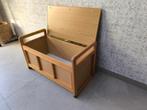 Petit banc de rangement en bois (Bon état!), Moins de 50 cm, Enlèvement, Utilisé, 50 à 75 cm