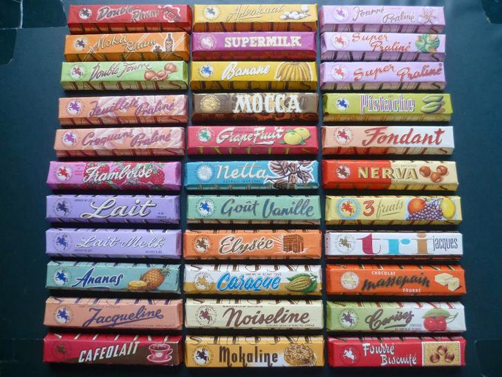 chocolade Jacques chocolat tablettes blokjes omslagen 1960, Verzamelen, Overige Verzamelen, Gebruikt, Ophalen of Verzenden