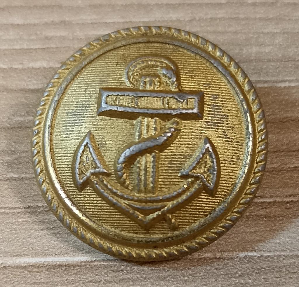 Bouton d'uniforme Allemand Kriegsmarine 1940 ww2, Collections, Envoi, Marine, Emblème ou Badge