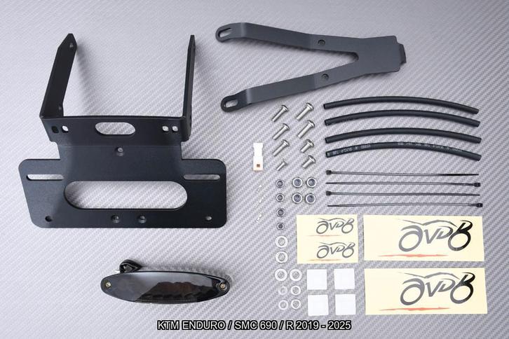Korte Kentekenplaathouder KTM ENDURO / SMC 690 / R 2019 2025, Motoren, Accessoires | Overige, Nieuw, Ophalen of Verzenden