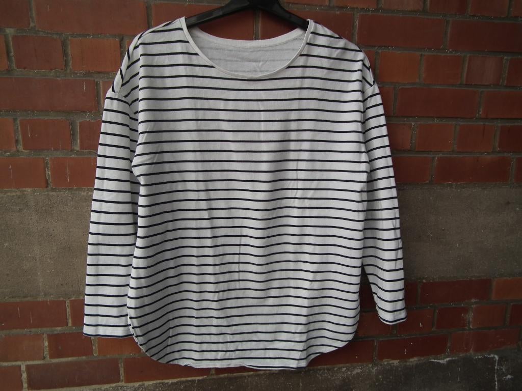Gestreept zomersweatshirt voor dames (64 schouderbreedte), Kleding | Dames, Truien en Vesten, Overige kleuren, Maat 46/48 (XL) of groter