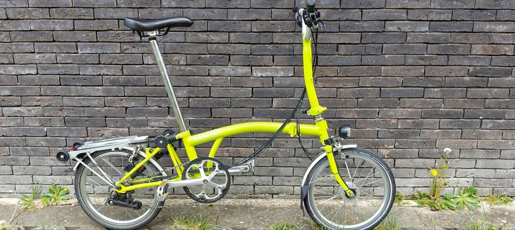 Vouwfiets Plooifiets - Brompton M6R, Fietsen en Brommers, Fietsen | Vouwfietsen, Versnellingen, Ophalen