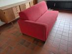 Rode stoffen zetel, Ophalen, Driepersoons, Rechte bank