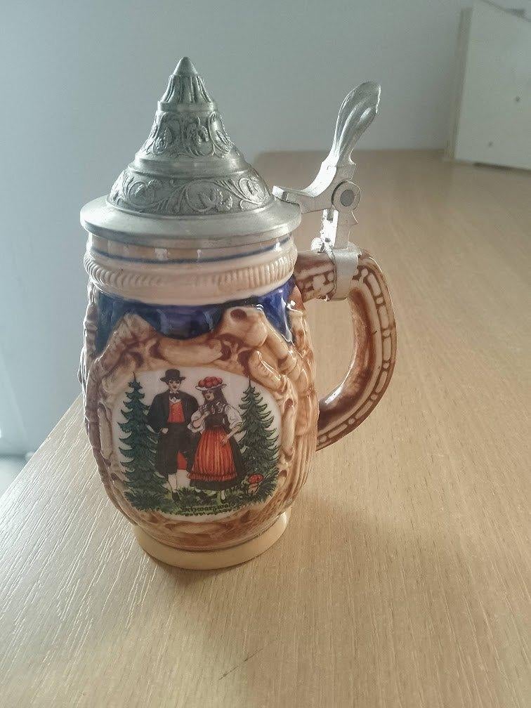 chope a biere gerz, Enlèvement ou Envoi, Utilisé, Chope(s), Autres marques