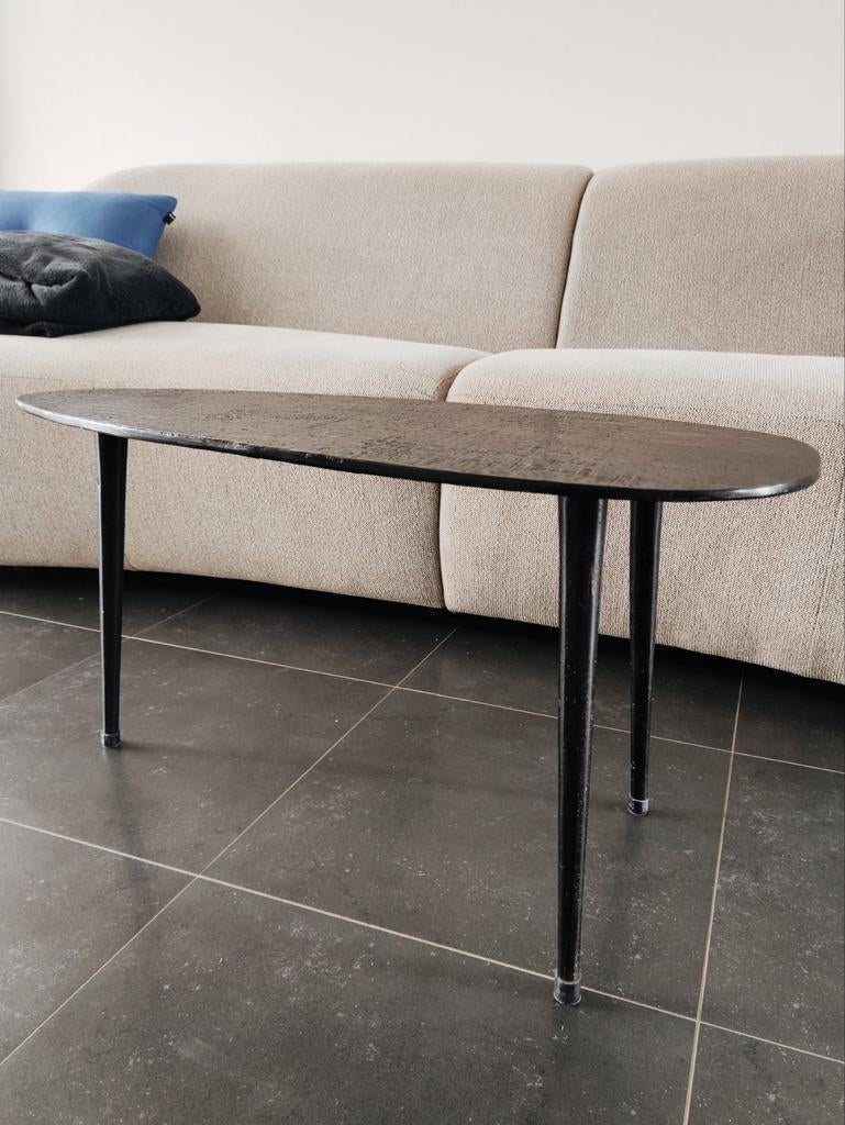 Metalen bijzettafel, Ophalen