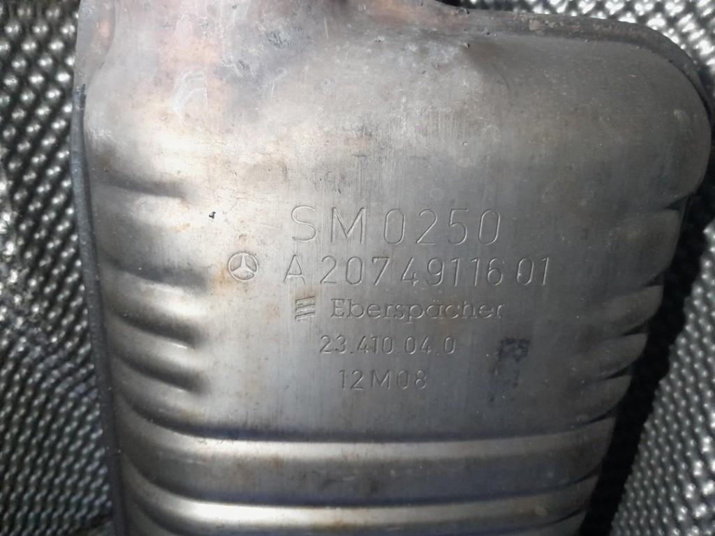 UITLAAT EINDDEMPER Mercedes-Benz C (W204) (A2044902835), Auto-onderdelen, Uitlaatsystemen, Mercedes-Benz, Gebruikt