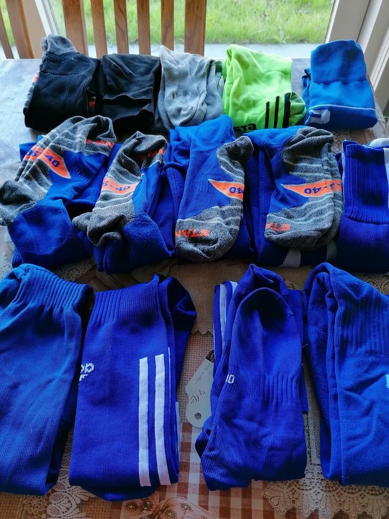 Voetbal kousen, Ophalen