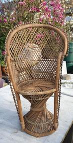 Prachtige vintage PAUWENSTOEL voor kinderen!, Ophalen, Gebruikt, Stoel(en)