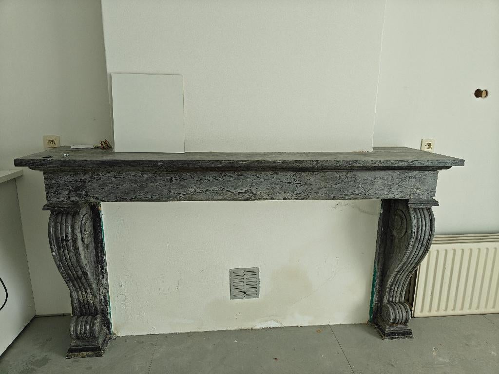 2 Prachtige Marmeren haarden ASAP in gent, Antiek en Kunst, Curiosa en Brocante, Ophalen