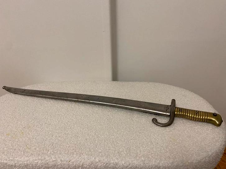 Franse Bajonet 1866, Verzamelen, Militaria | Algemeen, Landmacht, Zwaard of Sabel, Ophalen of Verzenden