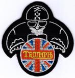 Triumph Cafe Racer stoffen opstrijk patch embleem #9, Motoren, Verzenden, Nieuw