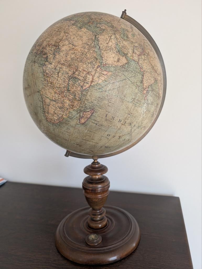 Globe / Wereldbol 19e eeuw - ERD globus Berlin 114 cm omtrek, Ophalen