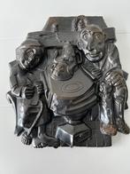 Bronskleurig Wandreliëf van May Claerhout, Antiek en Kunst, Ophalen of Verzenden