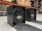 2x Martin Audio Blackline S18 18" sub incl. wheels, Autres marques, Utilisé, 120 watts ou plus, Subwoofer
