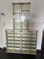 Cd/dvd kasten 3 stuk voor ca 700 cd‘s, Huis en Inrichting, Ophalen, 100 tot 150 cm, 50 tot 100 cm, Glas