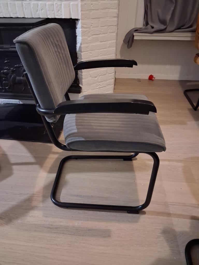 6x eetkamerstoelen, Enlèvement, Brun
