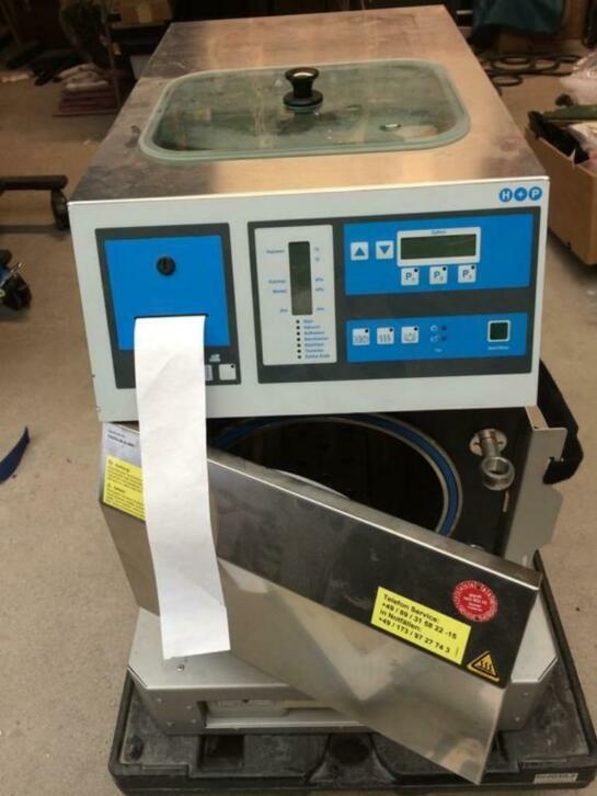 Stoom sterilisator Hille H+P 25TC B-autoclaaf vacuclaaf, Divers, Orthèses, Utilisé, Enlèvement ou Envoi