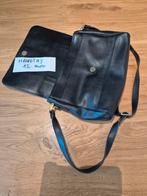 Handtas leder kleur blauw. Prijs: 15€, Ophalen, Blauw