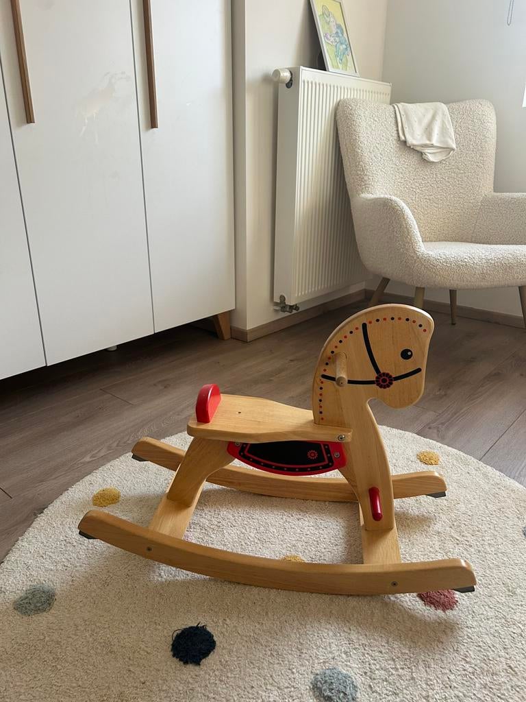 Houten schommelpaard, Ophalen, Zo goed als nieuw