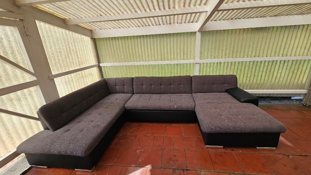 Hoekzetel met slaapfunctie, Ophalen, Gebruikt, 125 tot 150 cm, 300 cm of meer