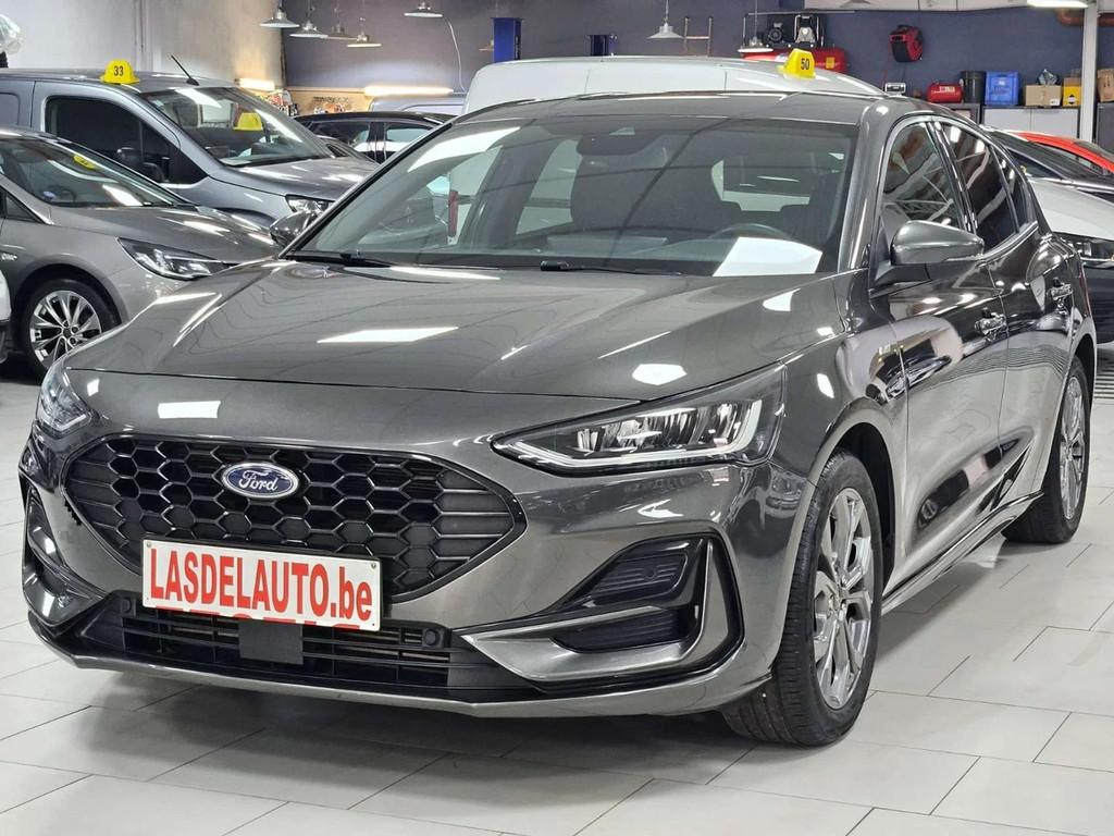Ford Focus 1.0i ST-Line Hybrid Sport Led CAMERA Sensors Bi-Z, Auto's, Focus, Stof, Gebruikt, Bedrijf