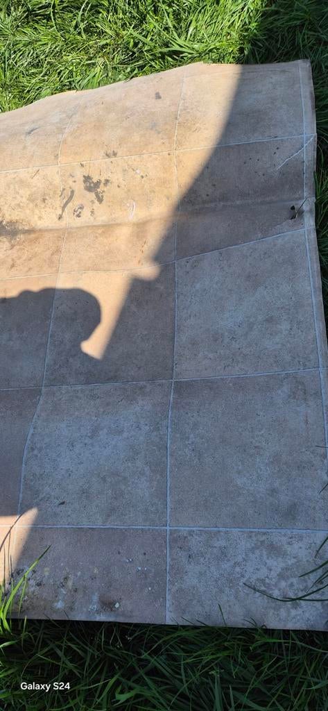 Vloerbedekking zeil vinyl gratis grote stukken, Bricolage & Construction, Bâches & Films, Enlèvement, Voile