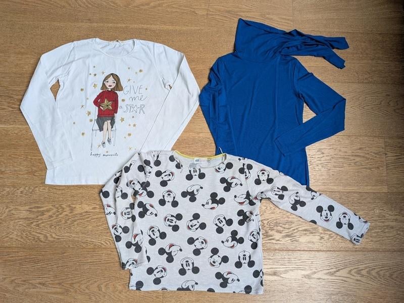 manches longues fille - taille 152 (12 ans), Enfants & Bébés, Enlèvement, Utilisé, Fille