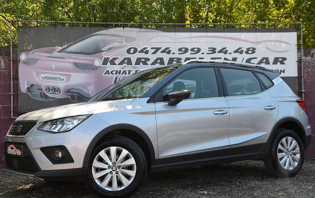SEAT Arona 1.6CRTDI Xcellence BOITE AUT NAV SENS AR CLIM 112, Auto's, Seat, Stof, Gebruikt, 4 cilinders, 95 pk