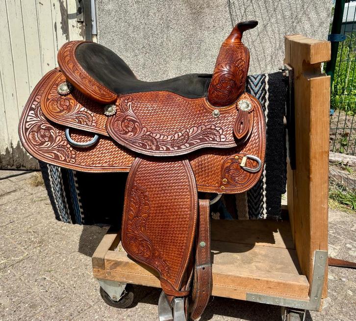 Westernzadel Dale Chavez (reiner), Dieren en Toebehoren, Paarden en Pony's | Zadels, Zo goed als nieuw, Western, Ophalen of Verzenden