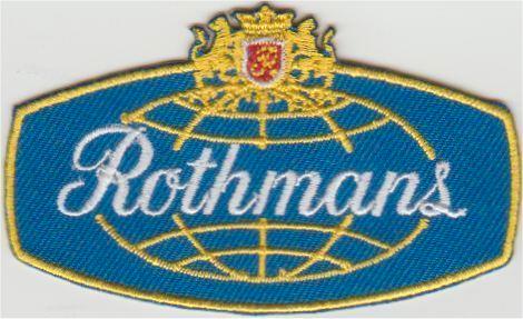 Rothmans Racing stoffen opstrijk patch embleem, Verzamelen, Automerken, Motoren en Formule 1, Nieuw, Verzenden