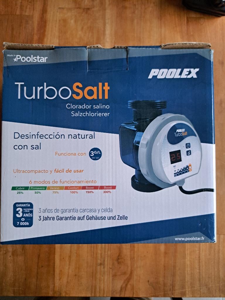 Poolex Turbo Salt electrolysetoestel met zout voor zwembad, Ophalen, Zo goed als nieuw