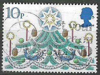 Groot-Brittannie 1980 - Yvert 959 - De Kerstboom (ST), Postzegels en Munten, Postzegels | Europa | UK, Verzenden, Gestempeld