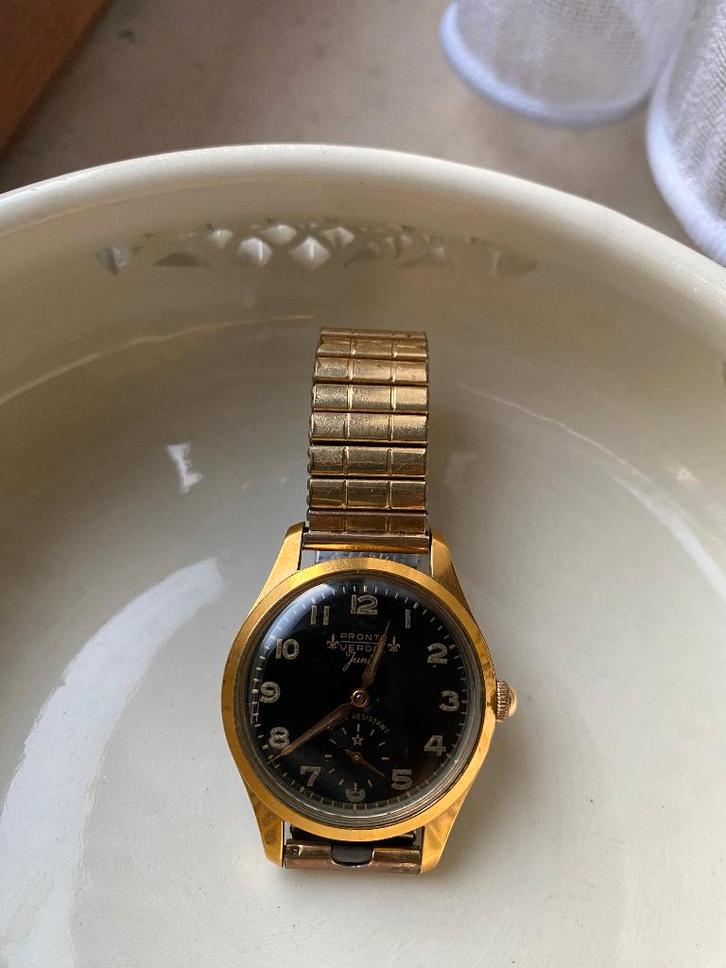 Certina vintage herenhorloge, Handtassen en Accessoires, Horloges | Heren, Zo goed als nieuw, Polshorloge, Overige merken, Overige materialen