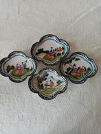 Vier Chinese raviers van geëmailleerd metaal/koper 1880s, Ophalen of Verzenden