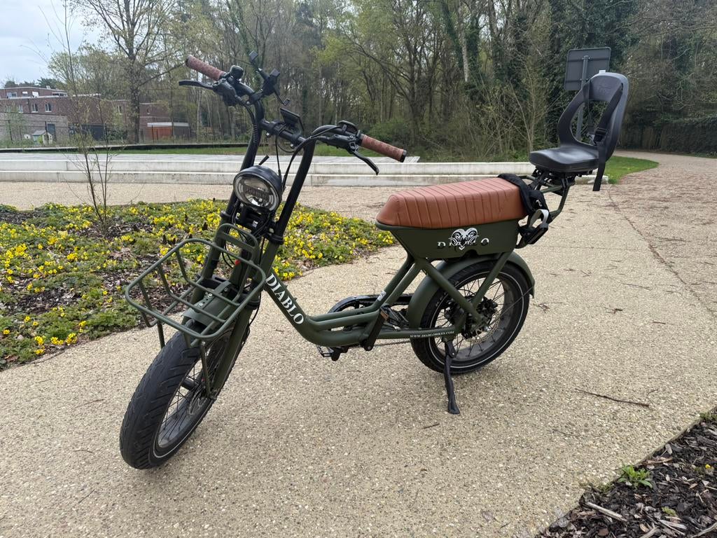 Fatbike diablo nieuw voor 2 persoon 35 km gereden ruilen mog, Autres marques, 50 km par batterie ou plus, Comme neuf, 59 cm ou plus